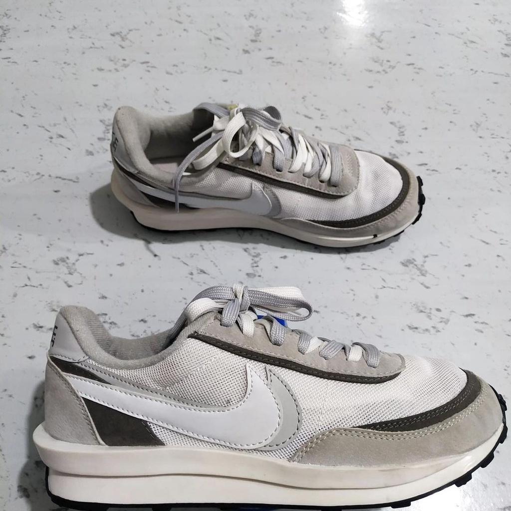 Nike sacai lawaffle white dark grey (second)