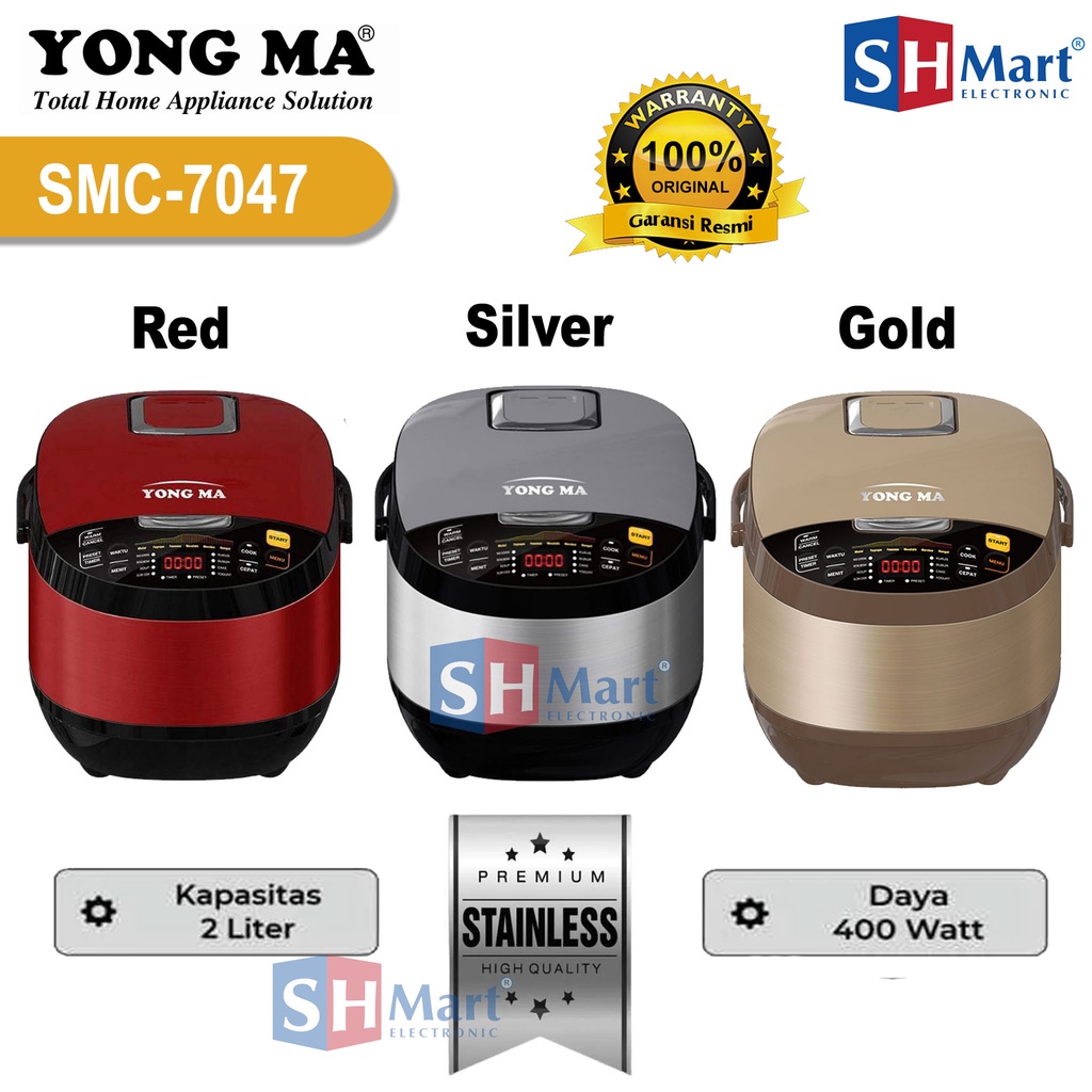 Jual RICE COOKER DIGITAL YONGMA MAGIC COM 2 LITER SMC 7047 SMC7047