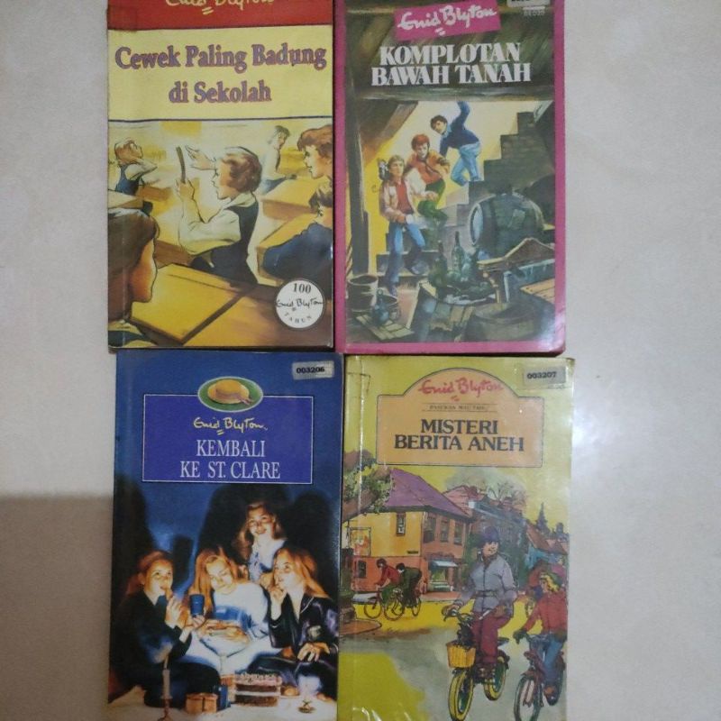 novel enid blyton cover lama original