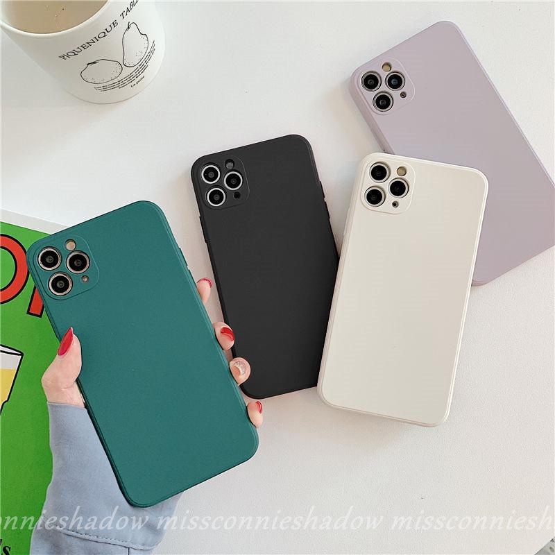 Samsung A03s A52s A11 Soft Case Samsung A32 A50S A30S A50 A22 A31 A52 A72 M22 M32 Macaron Candy Color Straight Cube Soft Case