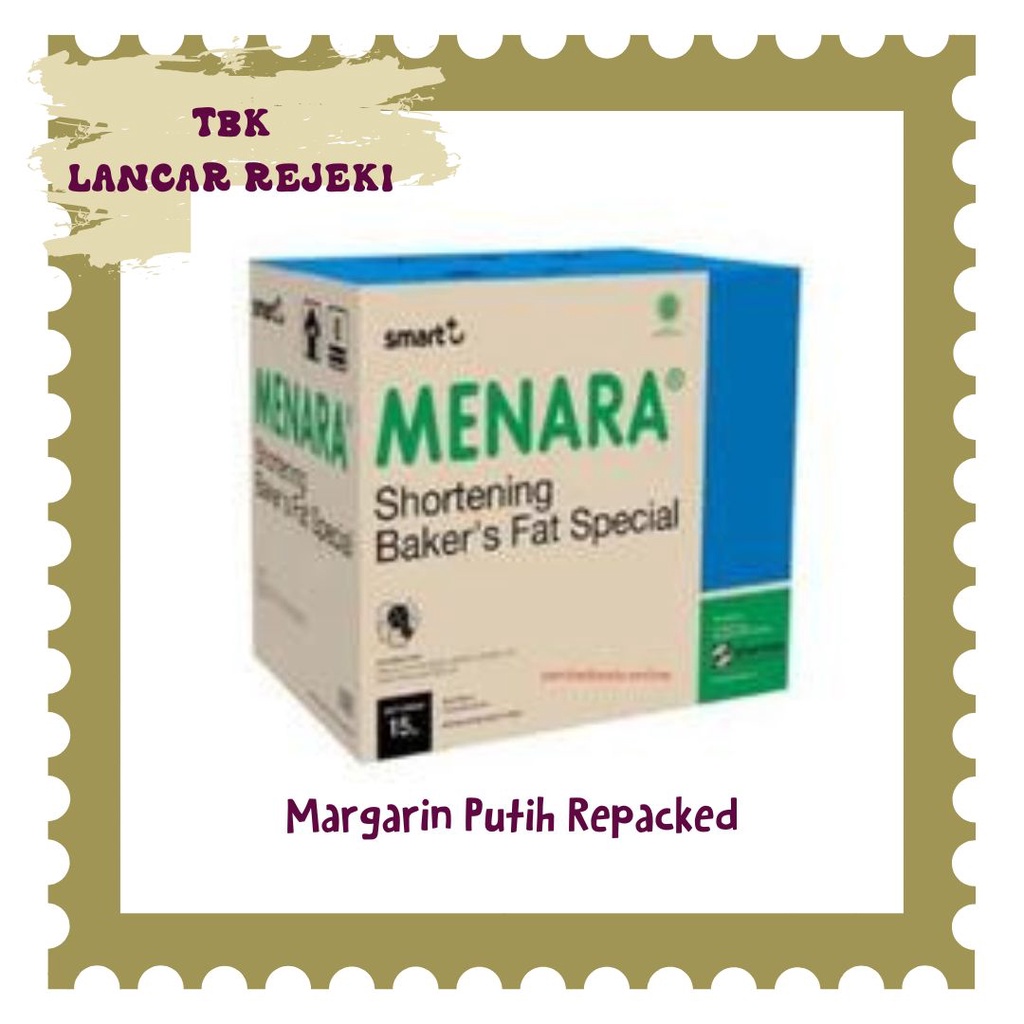 

Margarin Putih Menara Repacked 500 gr