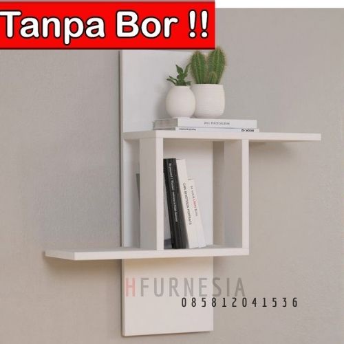 Rak Dinding Minimalis Unik Terbaru Dinding Buku Bunga