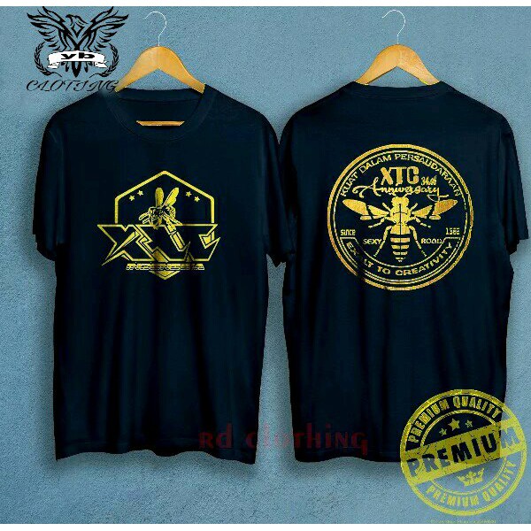 Baju Kaos Tsthirt Xtc Indonesia Simple Casual Pria Shopee Indonesia