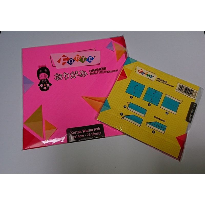 

Kertas Lipat Origami Bolak Balik Forte - Warna asli