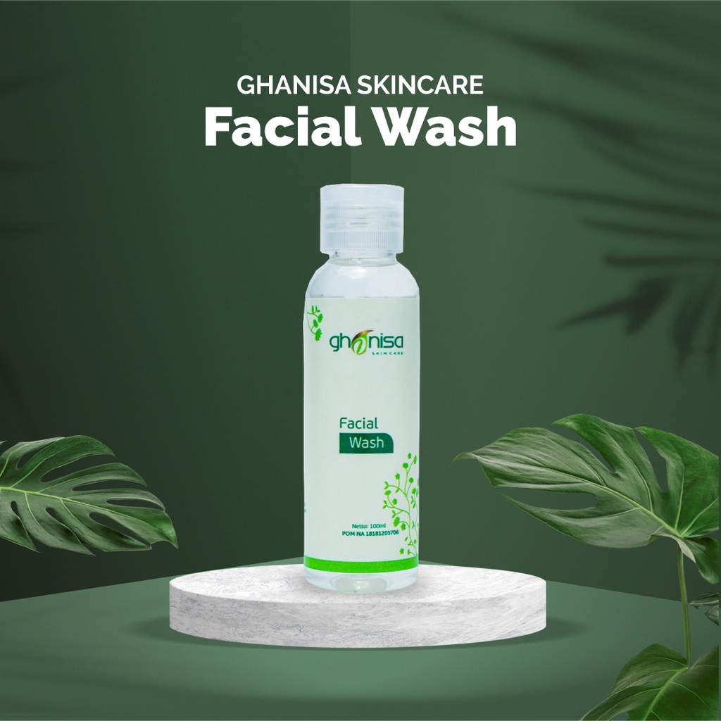 FACIAL WASH BY GHANISA SKINCARE - GHANISA BANDUNG