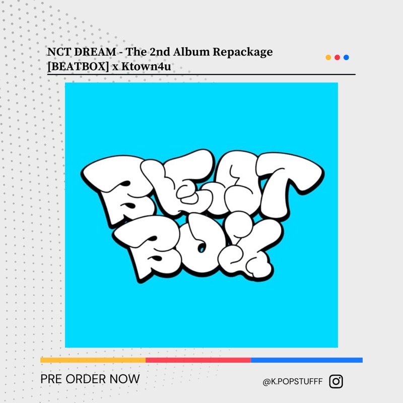 Jual Nct Dream The Nd Album Repackage Beatbox X Ktown U Shopee