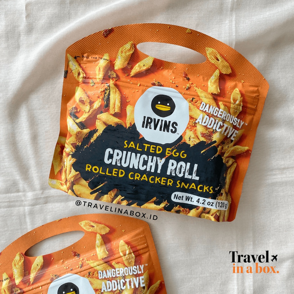 Irvins Salted Egg Crunchy Roll - Snack Import Singapore