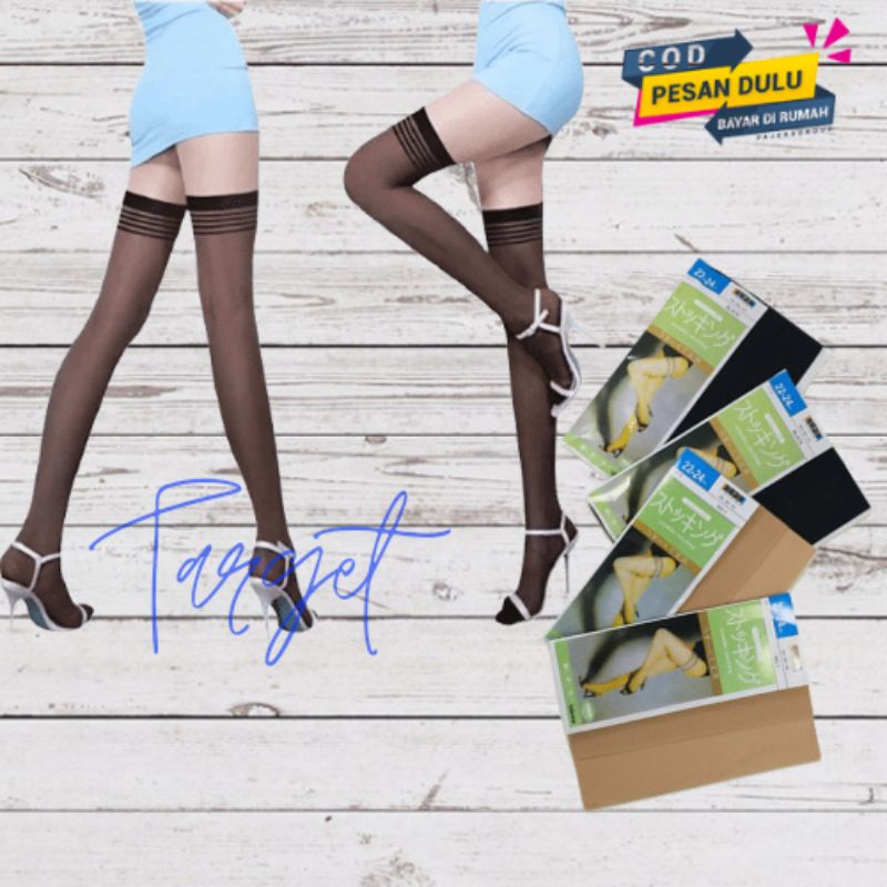 (12 pasang)stoking paha stoking pantyhose kaos kaki tipis stoking wanita