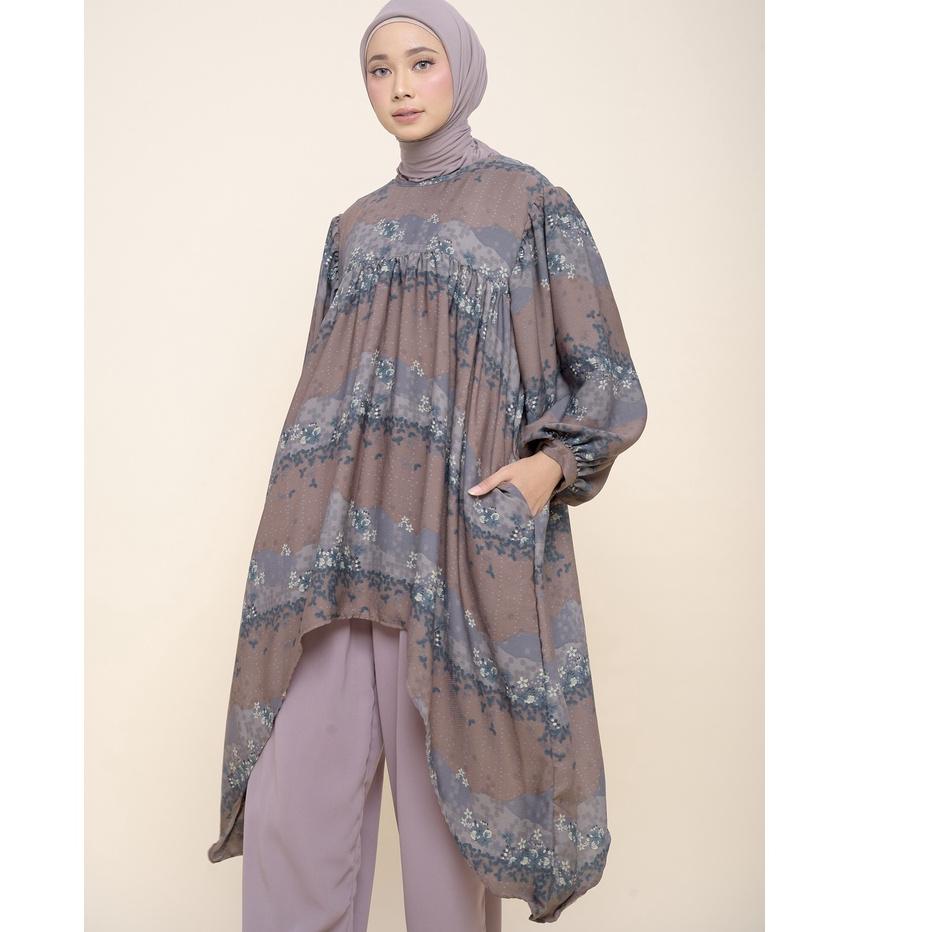 Terlaris.. ZM Zaskia Mecca - Yasmin Coco Tunik - Romansa Khatulistiwa - Edisi Bunga Simpur