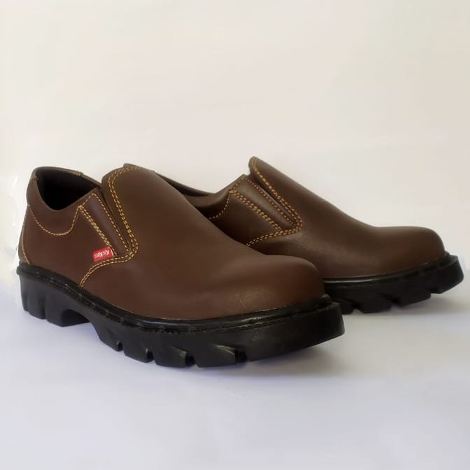 Sepatu Safety King Kickers SKN Original Asli Murah TNI POLRI PDH PDL KITCHEN BENGKEL Ujung Besi Sepatu Safety Slip On Anti Licin