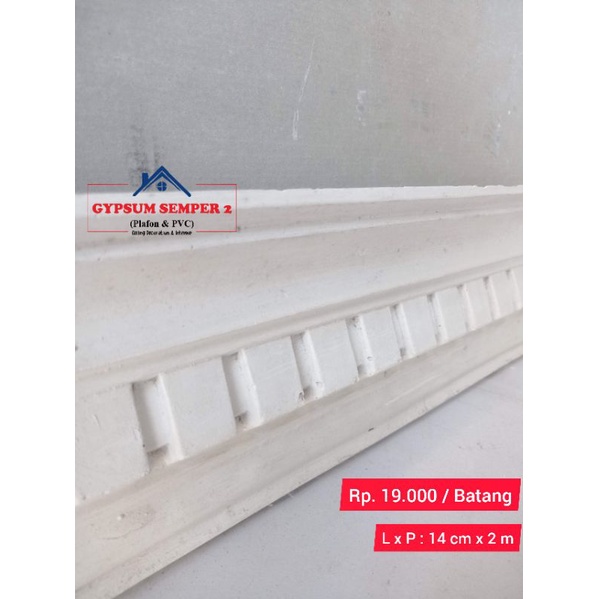 List gypsum motif Piano Besar (Minimalis List Gypsum) / List Profil Gypsum Semper 2 Plafon dan PVC / List profil gypsum termurah jakarta