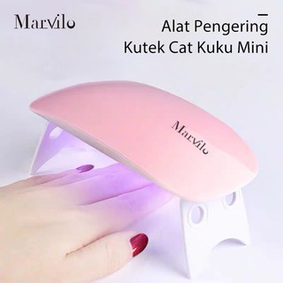 Marvilo Alat Pengering  Kutek Cat  Kuku Mini Pink Shopee 