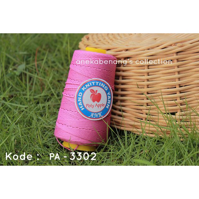 Benang Rajut Poly Apel / Apple Yarn - 3302 (Pink Orchid)