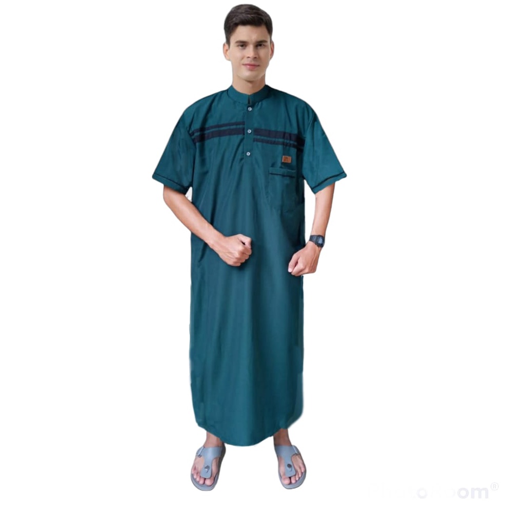 AL-FATIH/jubah pria remaja dan dewasa/gamis laki laki arabic premium/baju koko arabic lengan pendek