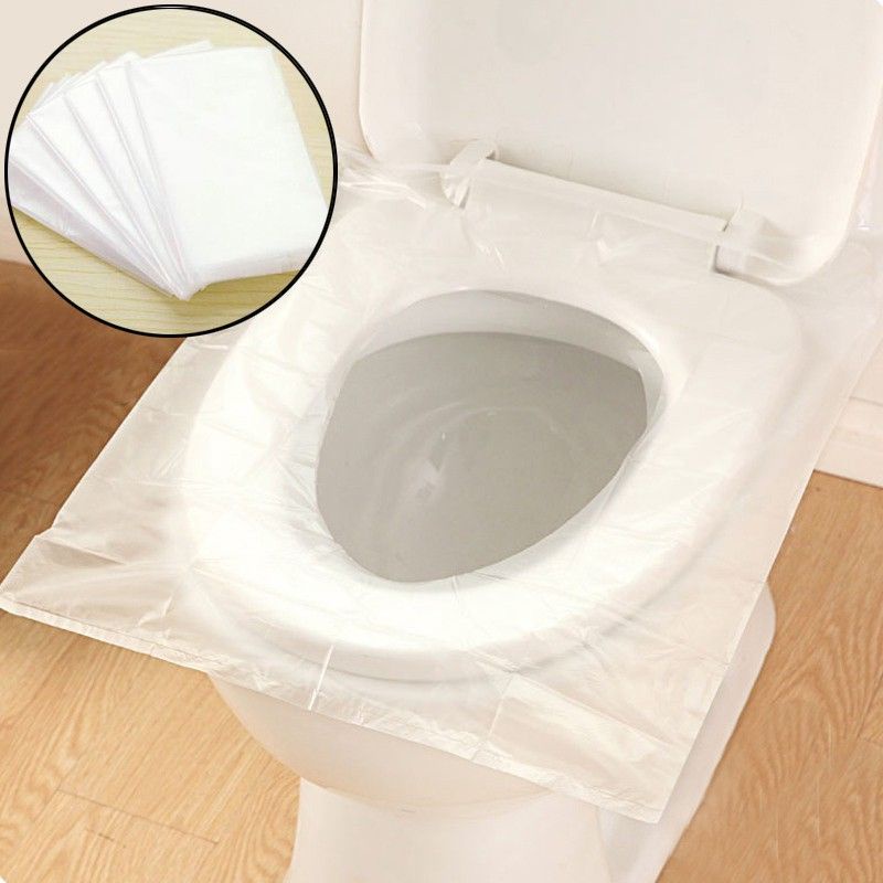 TRAVEL DISPOSABLE TOILET SEAT COVER PLASTIC  / ALAS DUDUK KLOSET TOILET