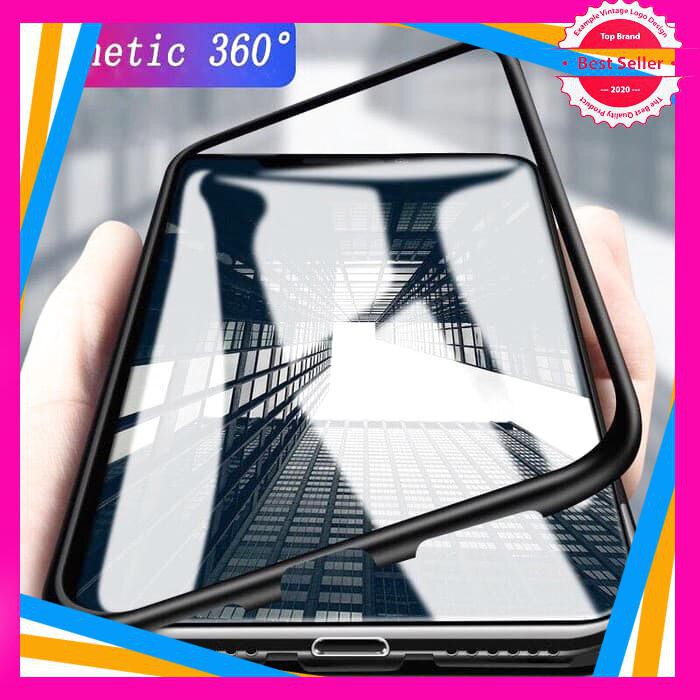 REALME C2 CASE 2IN1 MAGNETIC MAGNET GLASS