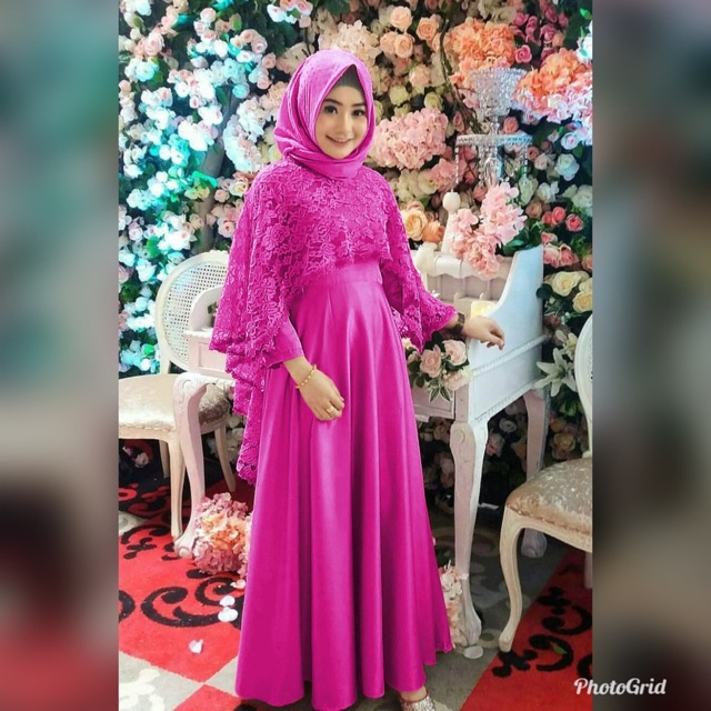 Gamis Brukat Tiara
