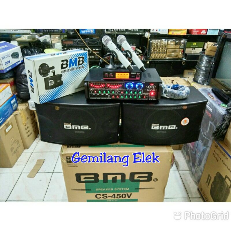 PAKET KARAOKE BMB 10 INCH LENGKAP