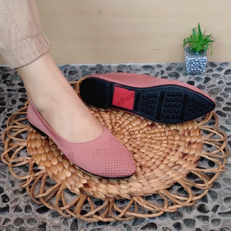 KAYZINEVA | CC09 Sepatu Wanita Rajut Premium