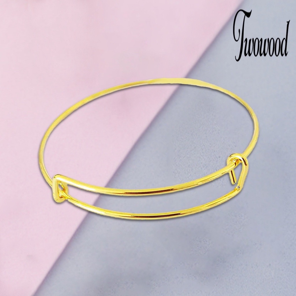 Gelang Bangle Simple Adjustable Untuk Wanita