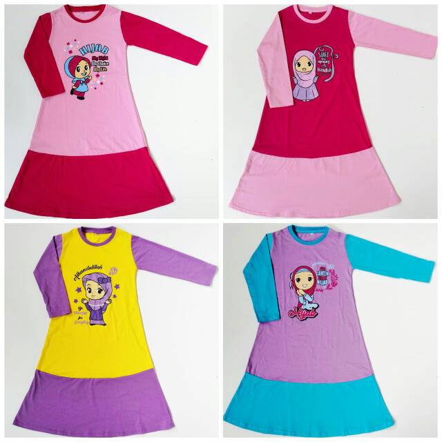 Gamis anak pesanan wiwik malang