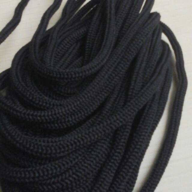 Tali kur 5mm warna Hitam meteran Shopee Indonesia Tali kur 5mm warna Hitam meteran Shopee Indonesia