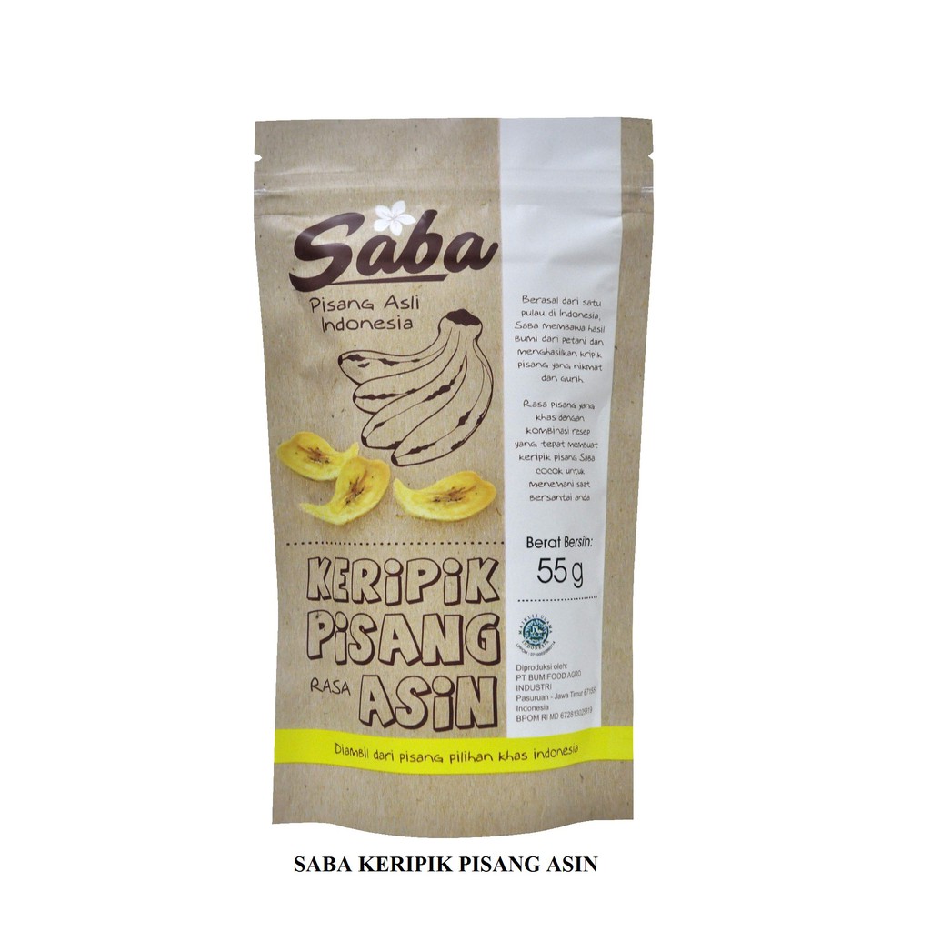 

Saba Keripik Pisang Asin 55gr