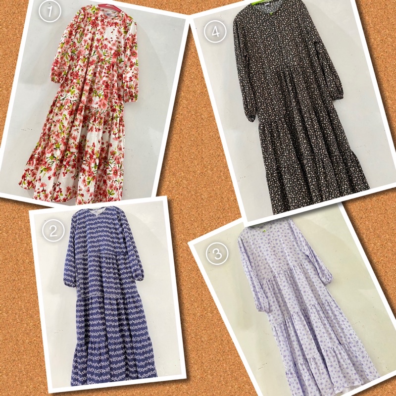 Gamis Katun | longdress | homedress rempel | Gamis Remaja | Gamis Syari'i | Gamis Bunga | Baju Gamis