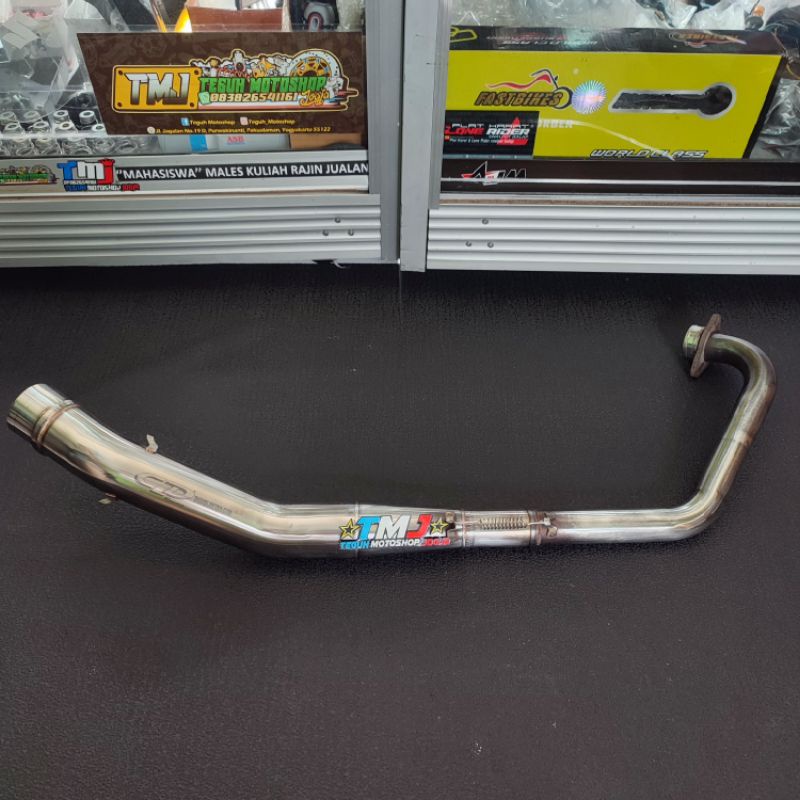 PIPA HEADER KNALPOT CLD SATRIA FU KARBU GULU BANYAK SATRIA FU CLD GP MONSTER
