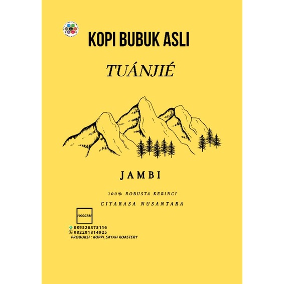 

Kopi bubuk asli TUANJIE