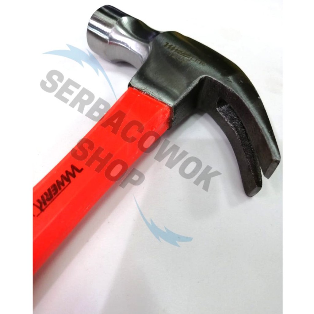 Promo Palu Kambing Martil Claw Hammer 12 Oz Gg Fiber Werkline Termurah Berkualitas