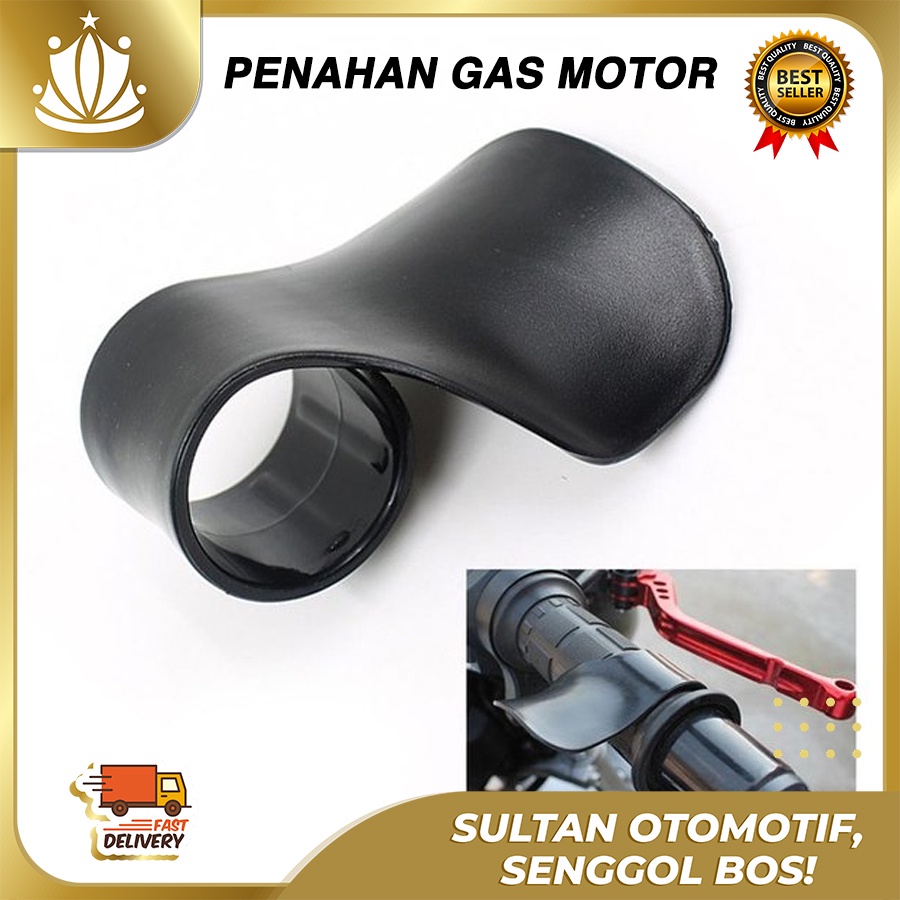 Penahan Gas Motor Turing Touring Anti Cape Pegal Anti Slip UNIVERSAL