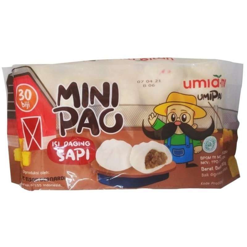 UMIAMI MINIPAO ISI 30S ANEKA VARIAN RASA (COKELAT, AYAM, DAGING SAPI, STRAWBERRY)