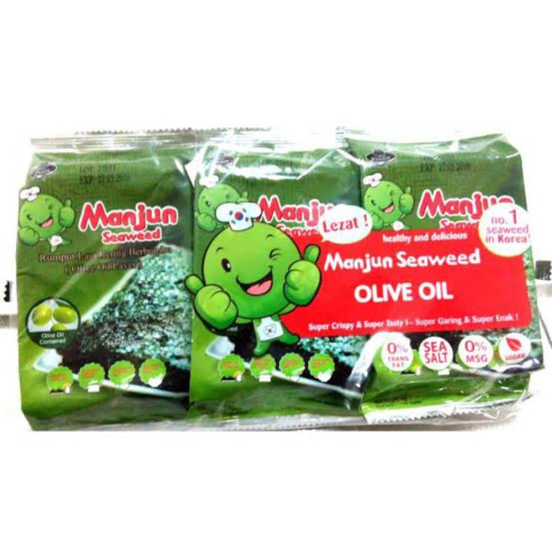 

Manjun seaweed 3 x 4 gr