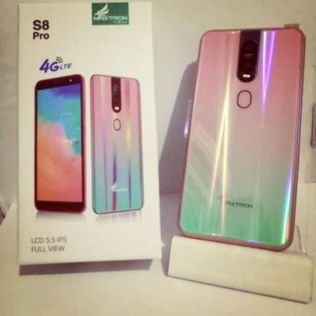 Hp baru maxtron s8 pro ram 2gb jaringan 4g garansi resmi ori asli original warna glowing rainbow