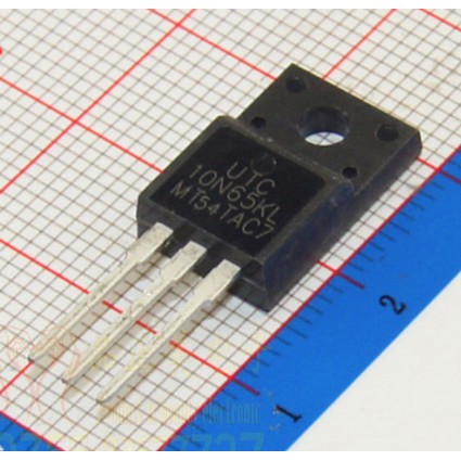 5pcs 10n65l 10n65kl Utc Mos To-220F 全新原装