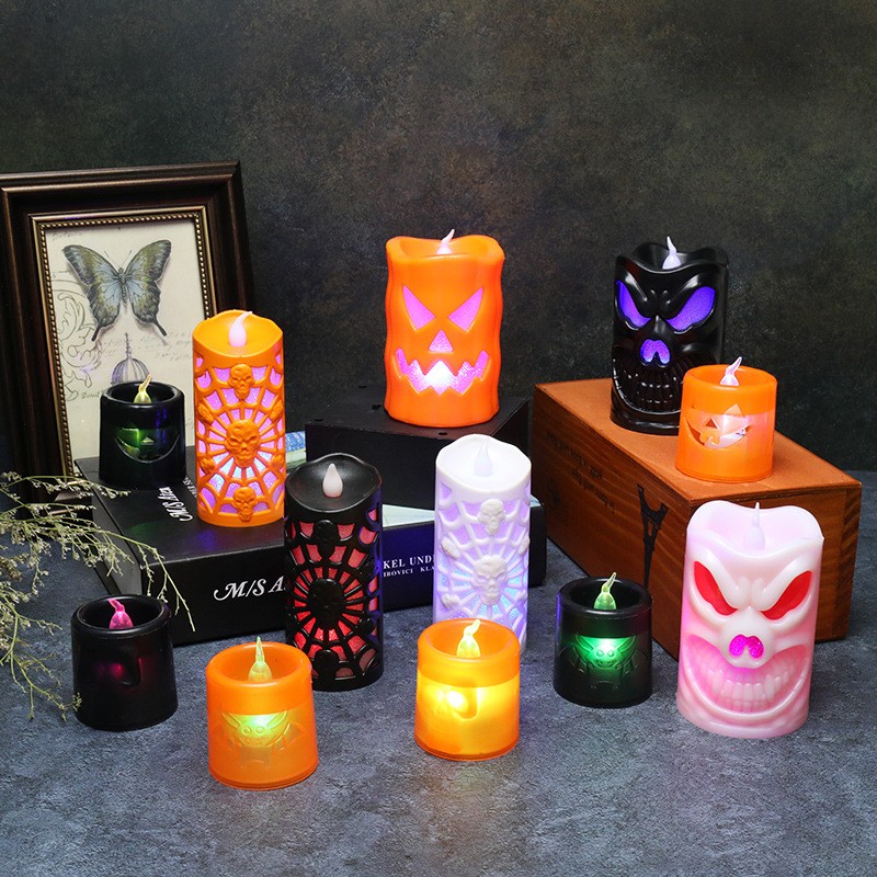 Halloween LED Candlestick Table Top Decoration Light