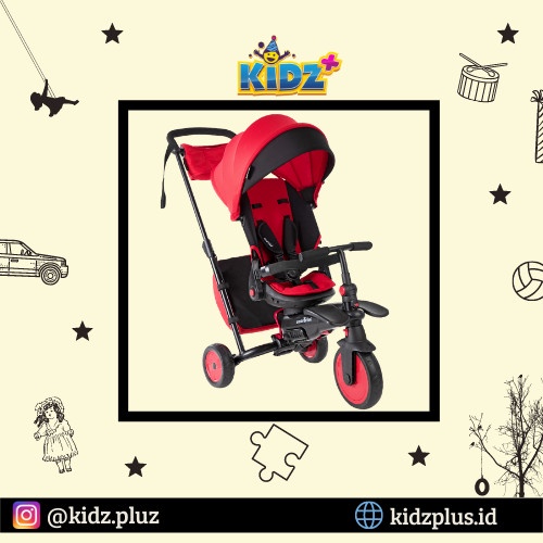 SmarTrike SmarTfold 500 6in1 Tricycle – Red