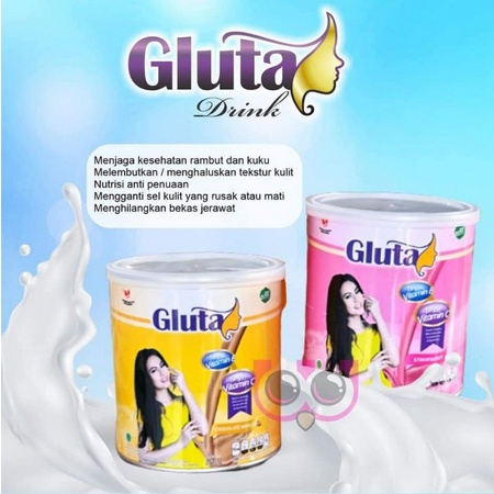 GLUTA DRINK ORIGINAL [KALENG] | GLUTA DRINK SUSU PEMUTIH BADAN BPOM