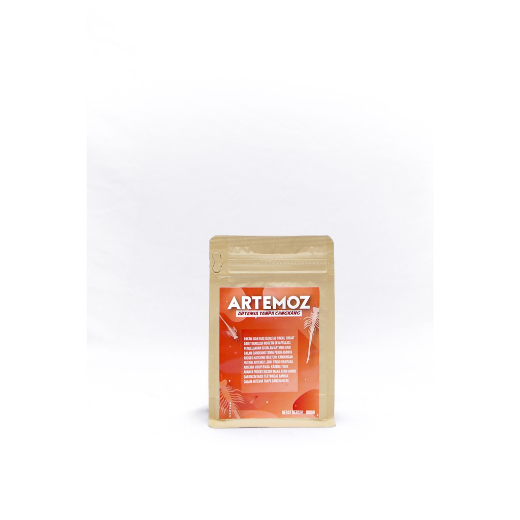 Artemia tanpa cangkang shell free artemia artemoz pakan ikan 100 gram