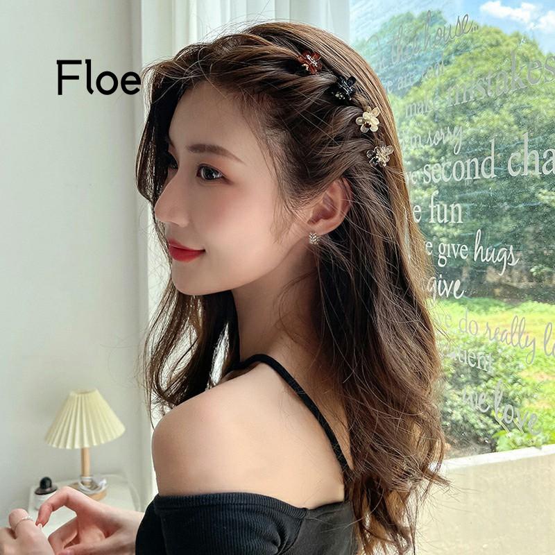 Fl Jepit Rambut Bentuk Bunga Mini Aksen Berlian Imitasi Untuk Wanita
