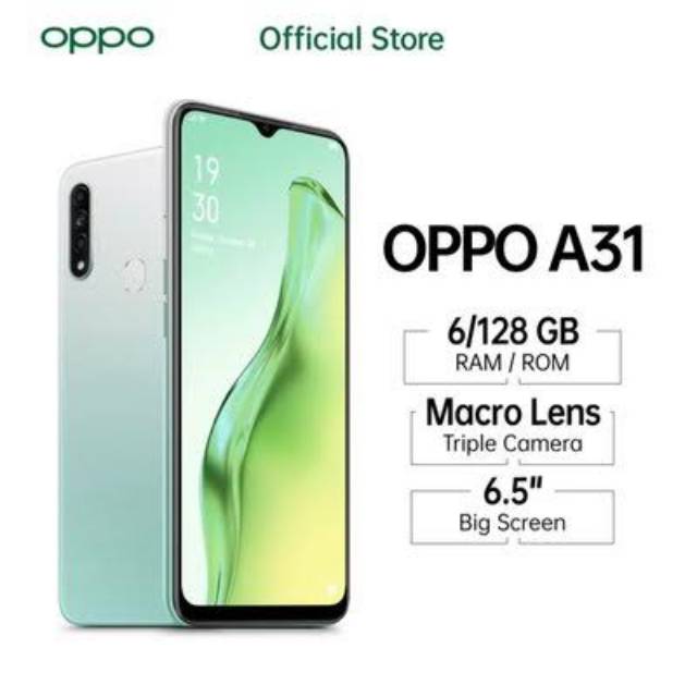 Oppo A31 Ram 6/128 garansi resmi Oppo