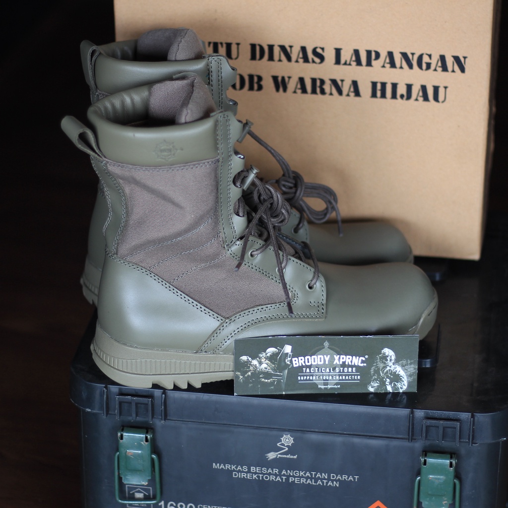 Sepatu Pdl Hijau Jatah Brimob / Sepatu Model Jatah Brimob Battle WR2810