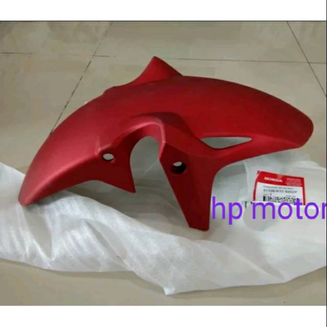 SPAKBOR DEPAN CB150R MERAH DOFF 61100-K15-920ZF FENDER FR CB150 R K15M MERAH DOFF ORIGINAL AHM