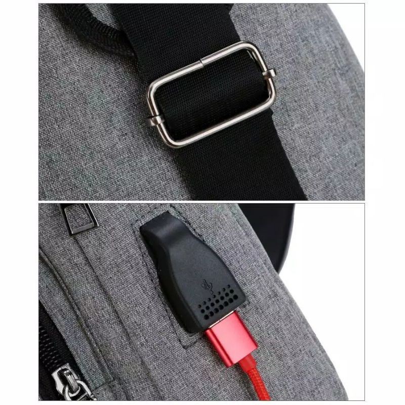 Bundara.id Ta-1109 Tas Import selempang Unisex Tas selempang pria wanita keren