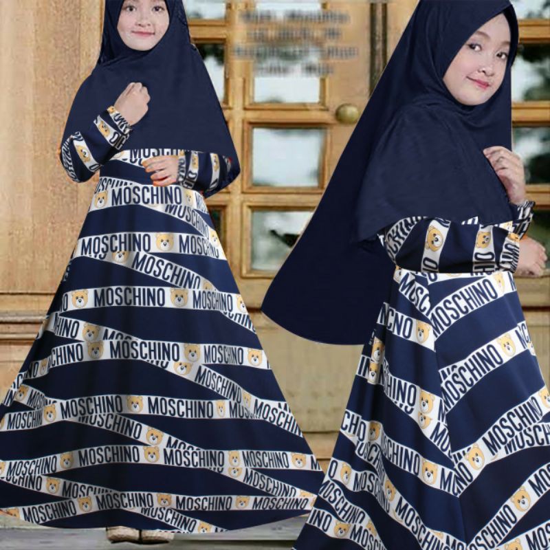 Baju Gamis Anak Perempan Remaja Maxy Terbaru 2022 Model Kekinian Edisi Pesta Lebaran Bahan Maxmara U
