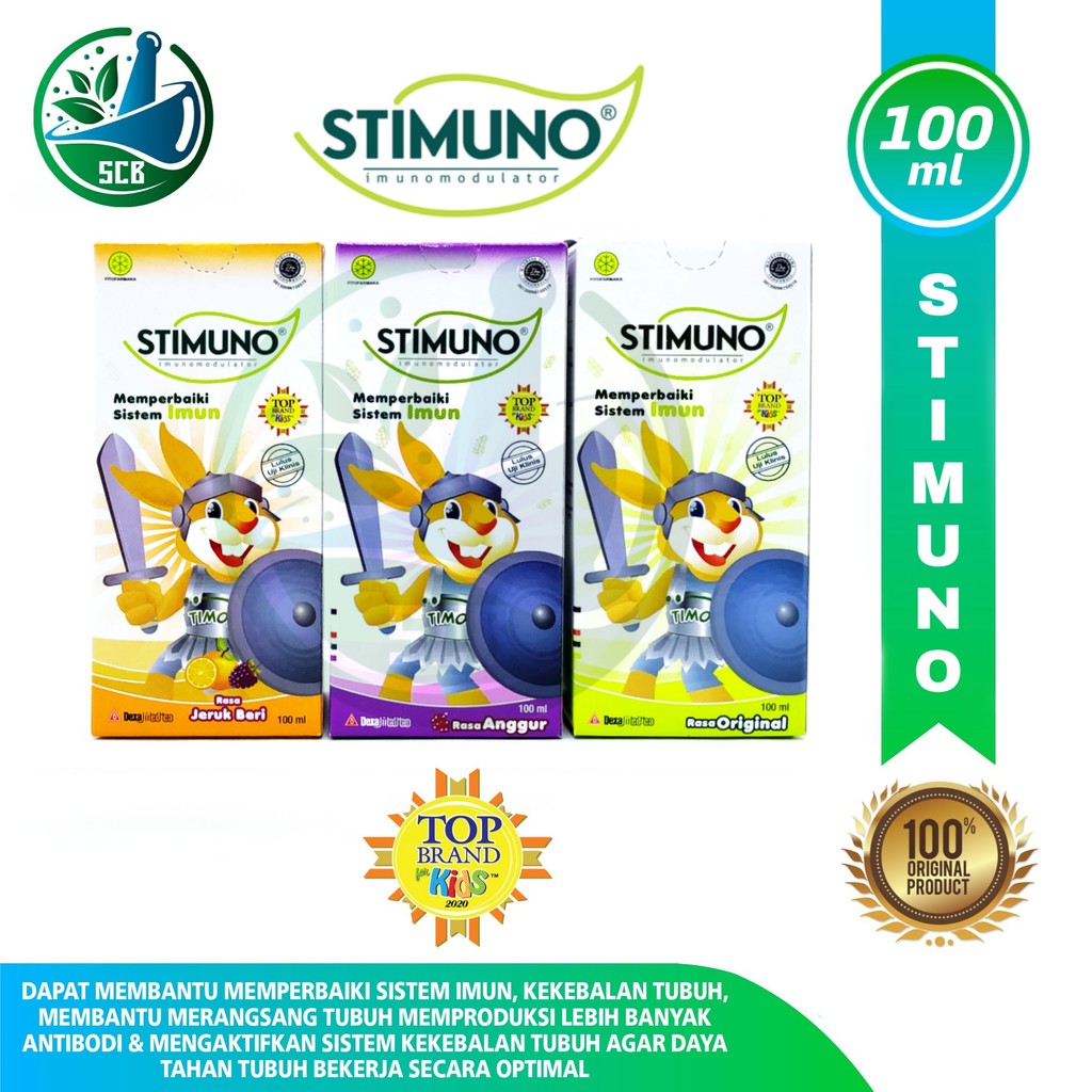 Stimuno Syrup 100 ml / Sirup Stimuno  - Multivitamin Anak