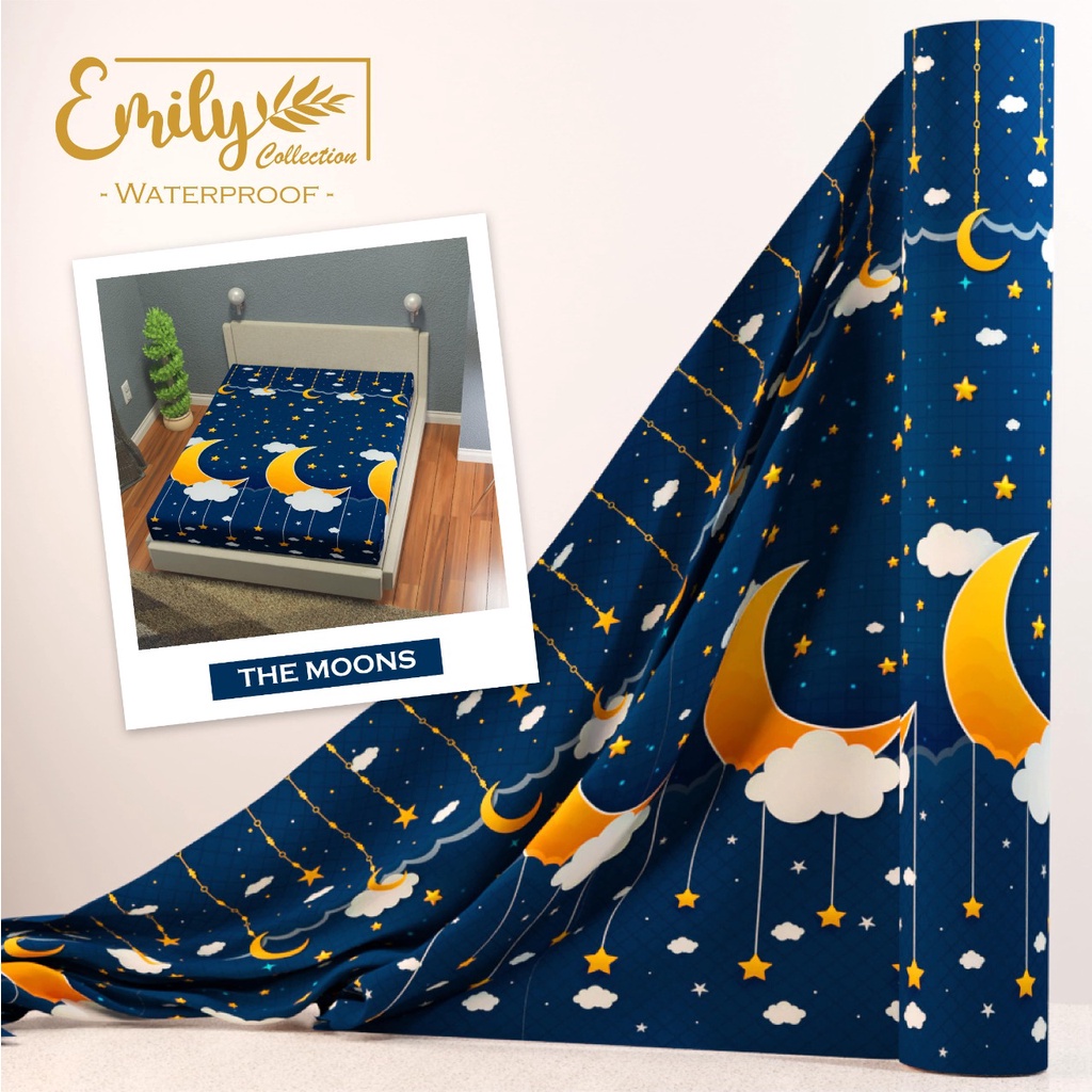 Sprei Waterproof Motif Karakter Dewasa Minimalis 