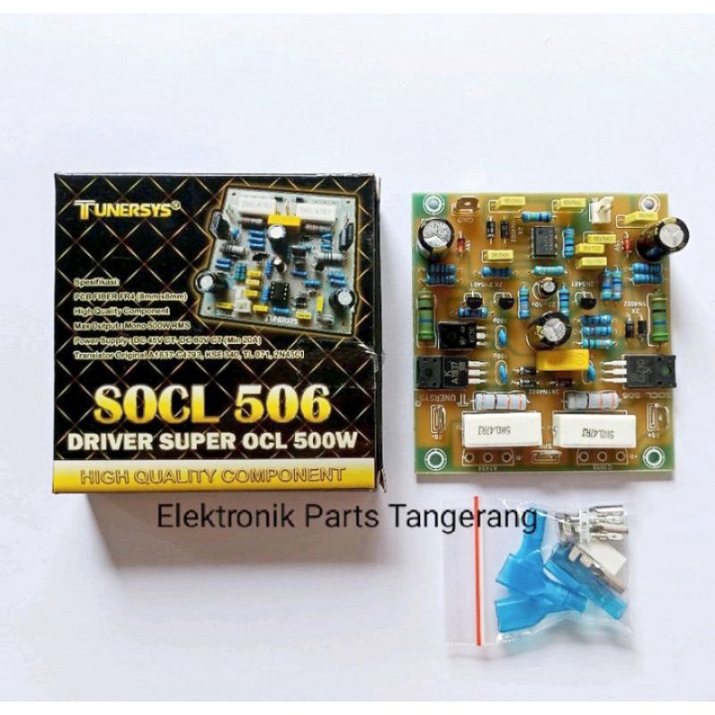 KIT DRIVER SOCL 506 FIBER 500 WATT TUNERSYS KIT SOCL 506 TUNERSYS KIT DRIVER 500W SOCL 506 TUNERSYS