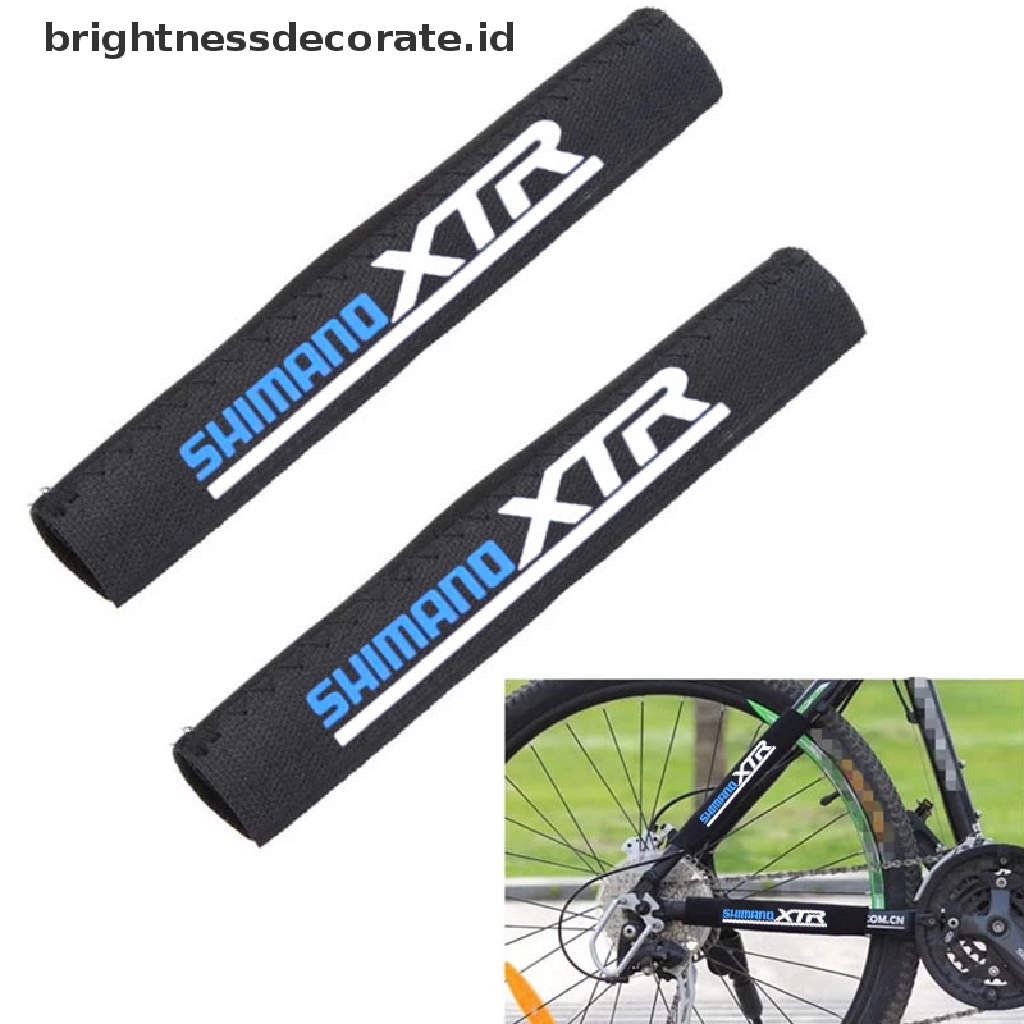 (Birth) 2pcs Pelindung Rantai Sepeda Mtb